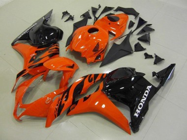Online 2009-2012 Honda CBR600RR Motorcycle Fairing - Orange Glossy Black Canada