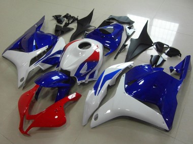 Online 2009-2012 Honda CBR600RR Motorcycle Fairing - White Red Blue Canada