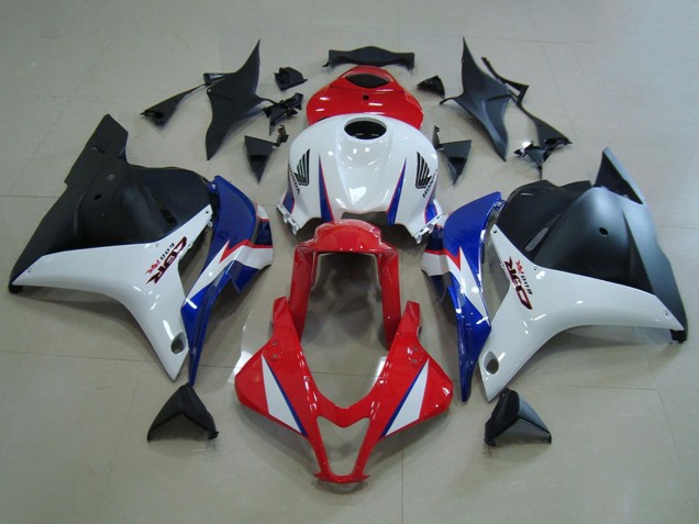 2009-2012 Honda CBR600RR Motorcycle Fairings - White Red Blue Matte Black Canada