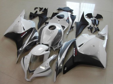 Online 2009-2012 Honda CBR600RR Motorcycle Fairings - White Grey Matte Black Canada