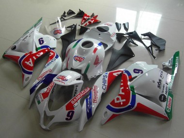 Online 2009-2012 Honda CBR600RR Motorcycle Fairings - White Blue Red Pata Canada