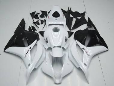 Online 2009-2012 Honda CBR600RR Motorcycle Fairing - White Matte Black Canada