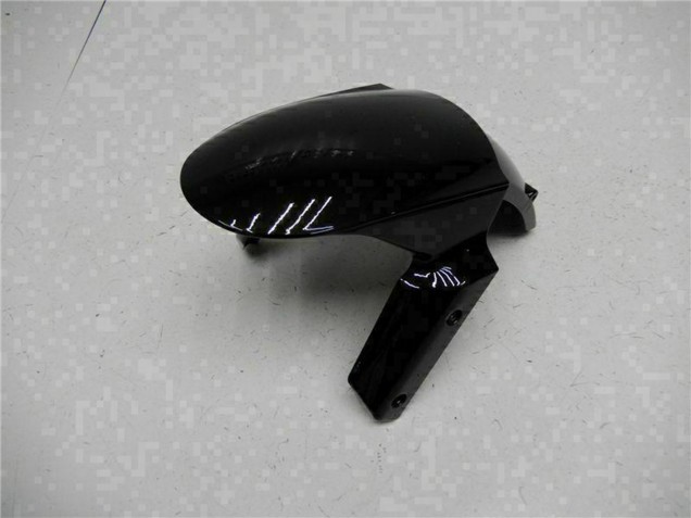 2009-2012 Kawasaki ZX6R Motorcycle Fairings - Glossy Black Gold Ninja Canada