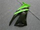 2009-2012 Kawasaki ZX6R Motorcycle Fairings - Green Glossy Black Elf Touch4 Bridgestone Canada