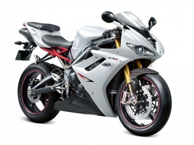 Online 2009-2012 Triumph Daytona 675 Triple Motorcycle Fairings - Pearl White Black Canada