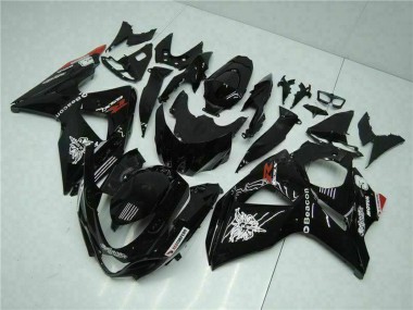 Online 2009-2016 Suzuki GSXR 1000 Motorcycle Fairings - Glossy Black Red Beacon Motul Canada