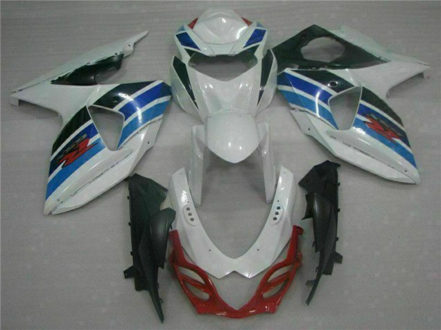 2009-2016 Suzuki GSXR 1000 Full Motorcycle Fairings - White Blue Black Canada