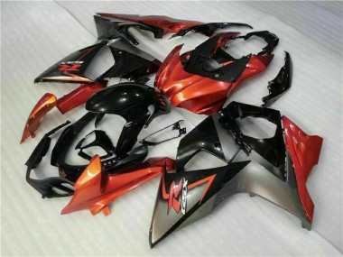 Online 2009-2016 Suzuki GSXR 1000 Motorcycle Fairings - Orange Glossy Black Canada