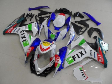 Online 2009-2016 Suzuki GSXR 1000 Motorcycle Fairings - White Blue Green Yellow Red Fixi Canada