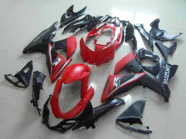 Online 2009-2016 Suzuki GSXR 1000 Motorcycle Fairings - Red Matte Black Canada