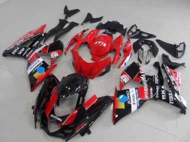Online 2009-2016 Suzuki GSXR 1000 Motorcycle Fairings - Red Blue Yellow Black JOMO Canada