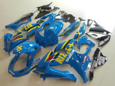 Online 2009-2016 Suzuki GSXR 1000 Motorcycle Fairings - Blue Yellow Rizla Hopper Motul Canada