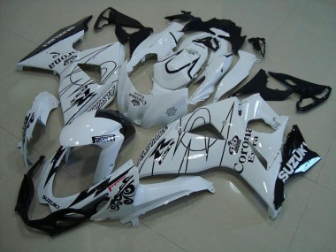 Online 2009-2016 Suzuki GSXR 1000 Motorcycle Fairings - White Black Corona Canada