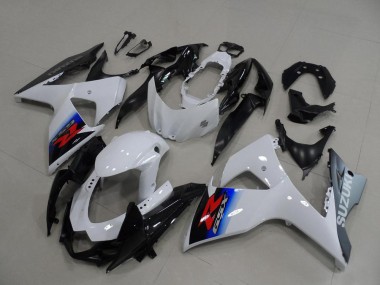 Online 2009-2016 Suzuki GSXR 1000 Motorcycle Fairings - White Blue Silver Black Canada