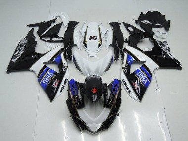 Online 2009-2016 Suzuki GSXR 1000 Motorcycle Fairings - White Blue Black Viru Canada