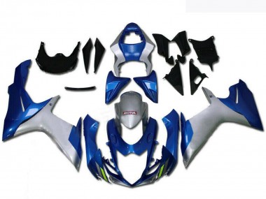 Online 2011-2024 Suzuki GSXR 600/750 Motorcycle Fairings - Silver Blue Canada