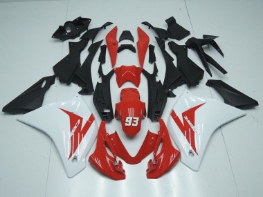 Online 2011-2016 Honda CBR125R Motorcycle Fairings - White Red Matte Black 93 Canada
