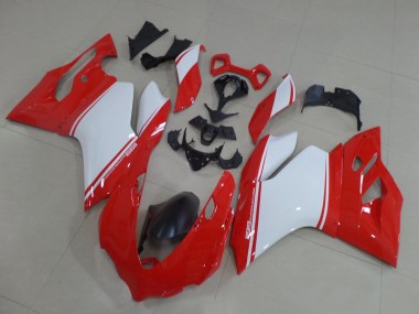 Online 2011-2014 Ducati 1199 Motorcycle Fairings - Red White Black Canada