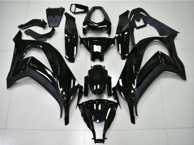 Online 2011-2015 Kawasaki ZX10R Motorcycle Fairings - Glossy Black Canada