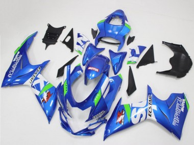 Online 2011-2024 Suzuki GSXR 600/750 Motorcycle Fairings - Blue White Green Canada