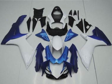Online 2011-2024 Suzuki GSXR 600/750 Motorcycle Fairings - White Light Blue Canada