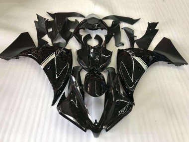 Online 2012-2014 Yamaha YZF R1 Motorcycle Fairings - Glossy Black Canada