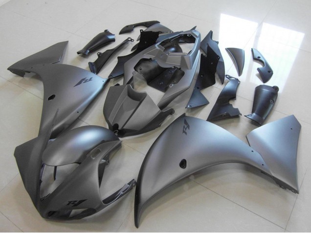 2012-2014 Yamaha YZF R1 Motorcycle Fairings - Matte Grey Canada