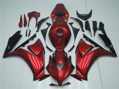 Online 2012-2016 Honda CBR1000RR Motorcycle Fairing - Red Black Canada