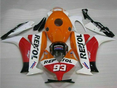 Online 2012-2016 Honda CBR1000RR Motorcycle Fairing - White Orange Red Glossy Black HRC Repsol 93 Canada