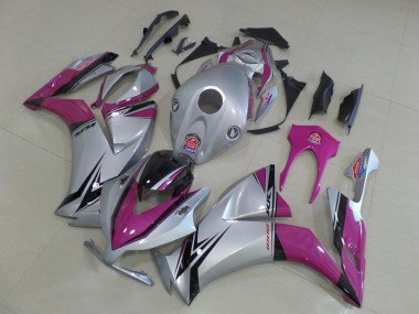 Online 2012-2016 Honda CBR1000RR Motorcycle Fairings - Silver Pink Glossy Black Canada