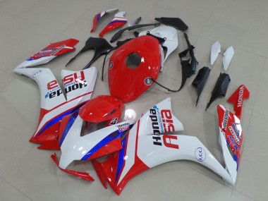 Online 2012-2016 Honda CBR1000RR Motorcycle Fairings - White Red Blue Honda Asia Canada