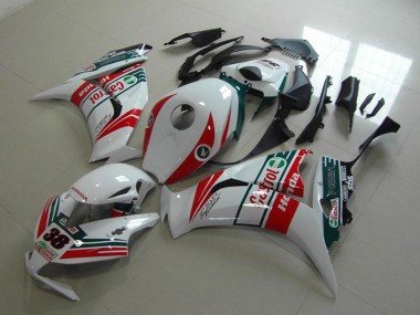 Online 2012-2016 Honda CBR1000RR Motorcycle Fairings - White Red Green Castrol 38 Canada