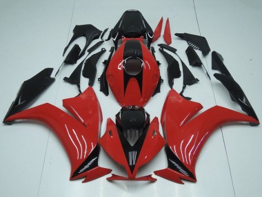 Online 2012-2016 Honda CBR1000RR Motorcycle Fairings - Red Black with No Decals Canada