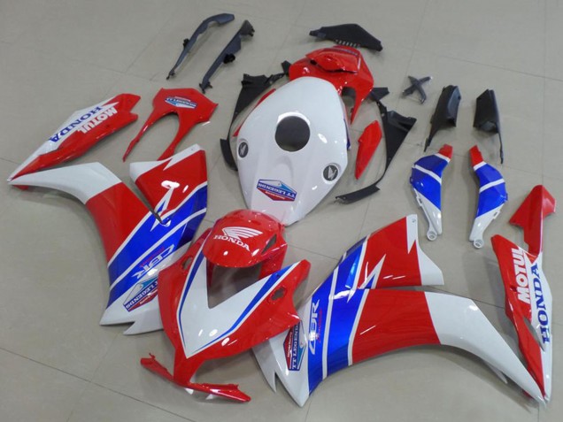 2012-2016 Honda CBR1000RR Motorcycle Fairings - White Red Blue TT Legends Canada