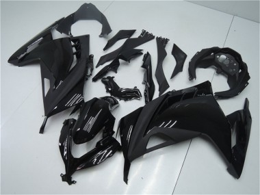 Online 2013-2024 Kawasaki Ninja 300 EX300R Motorcycle Fairings - Glossy Black Matte Black Canada