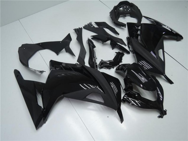 2013-2024 Kawasaki Ninja 300 EX300R Motorcycle Fairings - Glossy Black Matte Black Canada