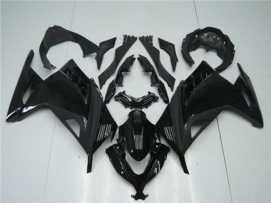 Online 2013-2024 Kawasaki Ninja 300 EX300R Motorcycle Fairings - Glossy Black Matte Black Canada