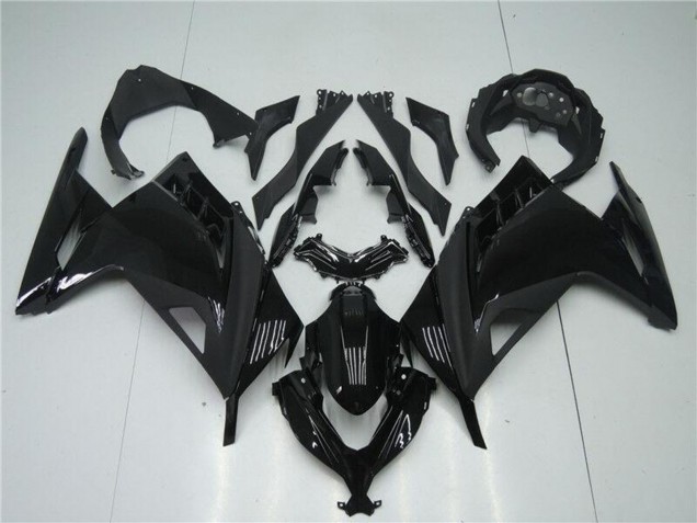 2013-2024 Kawasaki Ninja 300 EX300R Motorcycle Fairings - Glossy Black Matte Black Canada