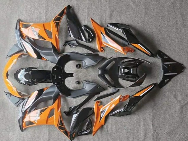 2017-2019 Kawasaki EX650 Motorcycle Fairings - Orange Black Canada