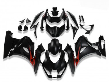 Online 2017-2024 Suzuki GSXR 1000 Motorcycle Fairings - Black Red Canada