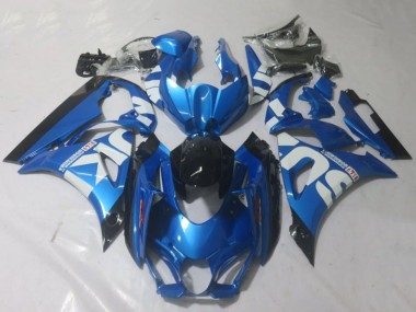 Online 2017-2024 Suzuki GSXR 1000 Motorcycle Fairings - Blue White Black Canada