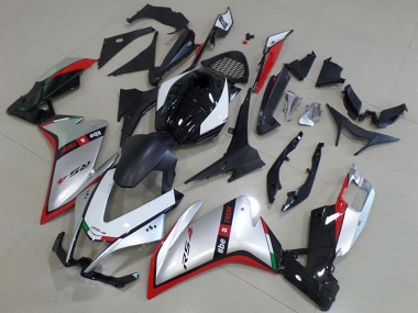 Online 2012-2018 Aprilia RS4 50 125 Motorcycle Fairing - Silver Red Glossy Black Canada