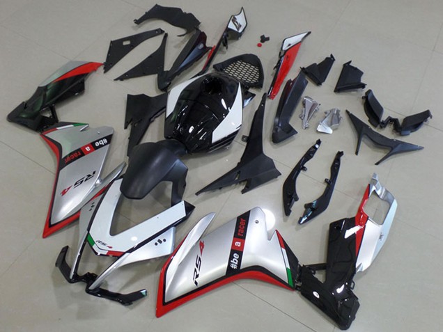 2012-2018 Aprilia RS4 50 125 Motorcycle Fairing - Silver Red Glossy Black Canada