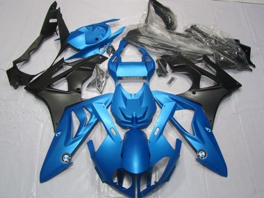 Online 2009-2014 BMW S1000RR Motorcycle Fairings Kits - Blue Matte Black Canada