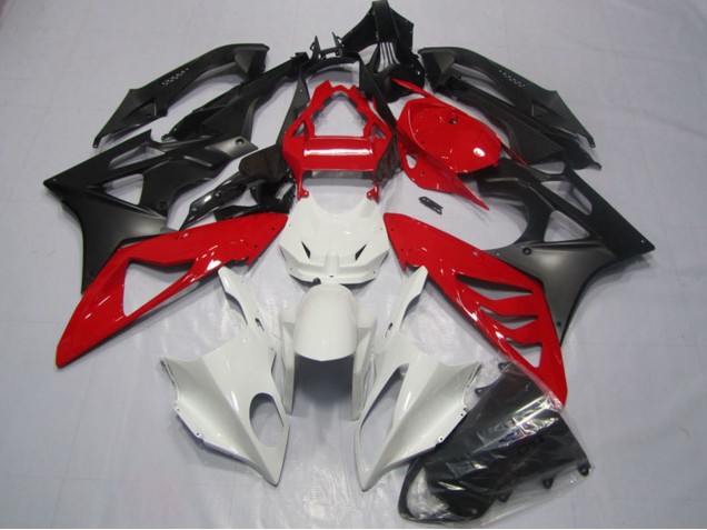 2009-2014 BMW S1000RR Abs Fairings - White Red Matte Black Canada