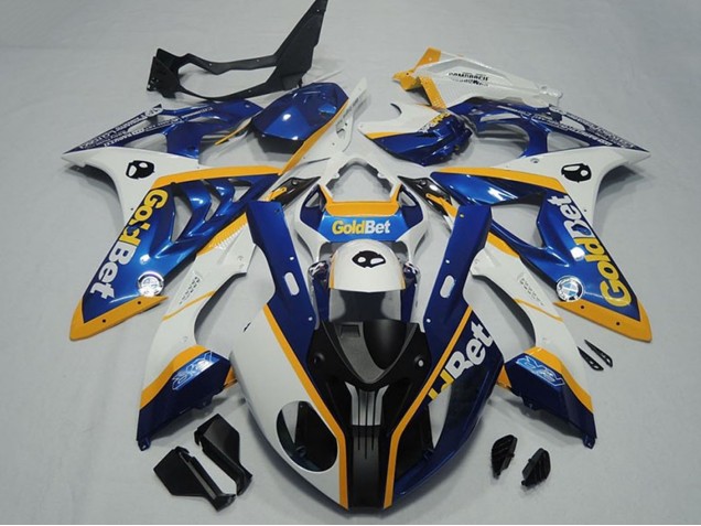 2009-2014 BMW S1000RR Motorcycle Fairings - White Yellow Blue Matte Black GoldBet Canada