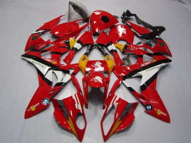 Online 2009-2014 BMW S1000RR Motorcycle Fairings - Red White Black Canada