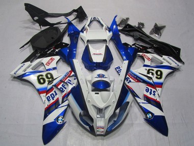 Online 2009-2014 BMW S1000RR Motorcycle Fairings - White Red Blue Black Sterilgarda 69 Canada