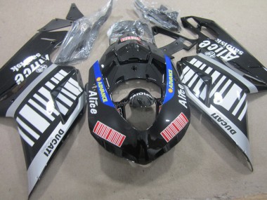 Online 2007-2014 Ducati 848 1098 1198 Motorcycle Fairings - Silver Red Blue Glossy Black Alice Canada