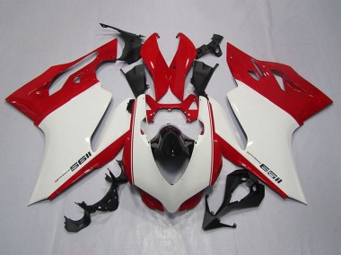 Online 2011-2014 Ducati 1199 Motorcycle Fairings - White Red Black Canada